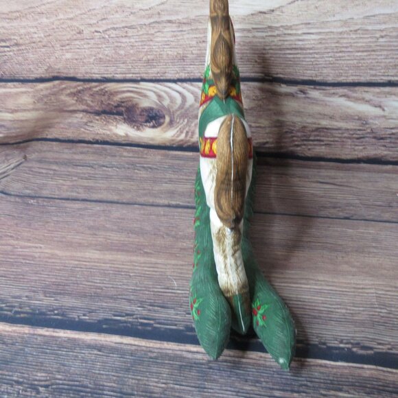 Plush Christmas Rocking Horse - Handmade 18" - Picture 6 of 7